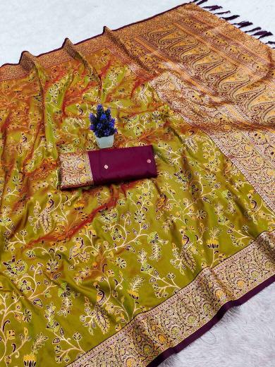 Anupama kashmiri pashmina sarees from surat online shopping